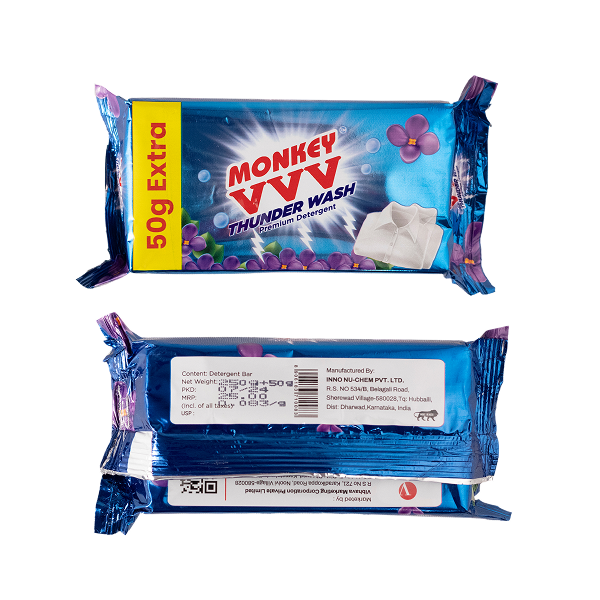 MONKEY VVV THUNDER WASH DETERGENT CAKE 250 GMS + 50 GMS
