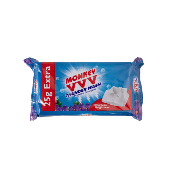 MONKEY VVV Thunder Wash Detergent Cake 200 GMS + 25 GMS