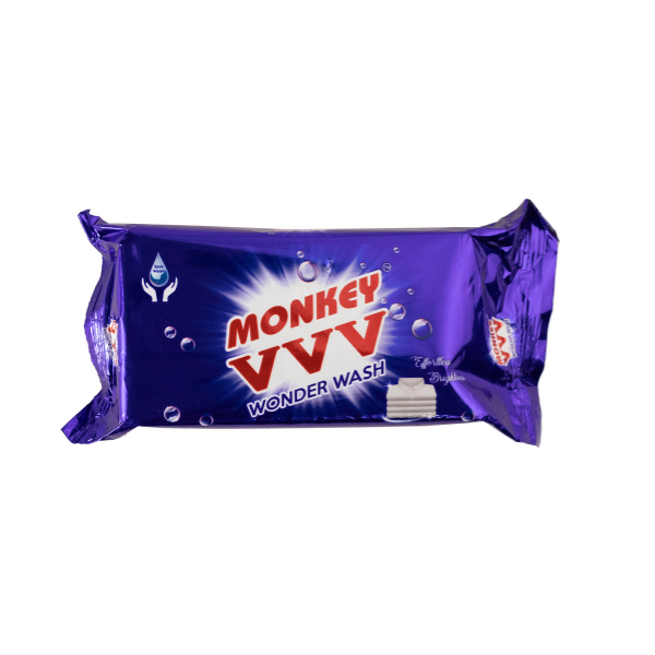 MONKEY VVV Wonder Wash Detergent Cake 300 GMS ( Metalic Blue)